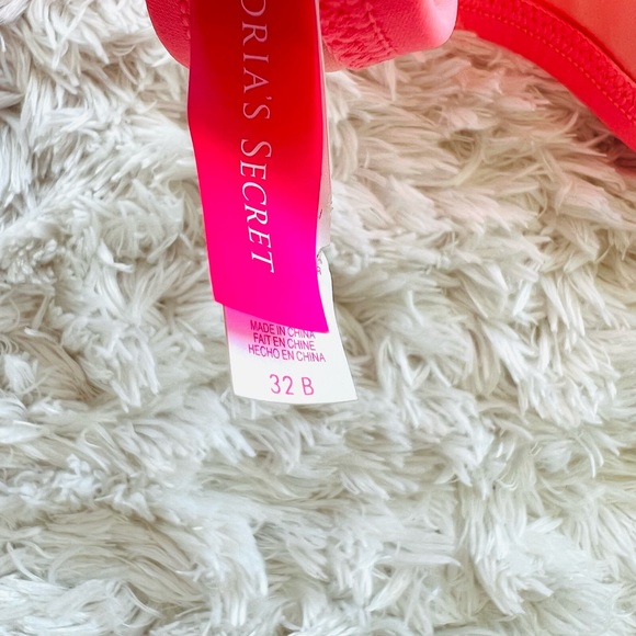 Coral bikini 32B top and Small bottom set - Victoria secret NWT - Picture 4 of 6